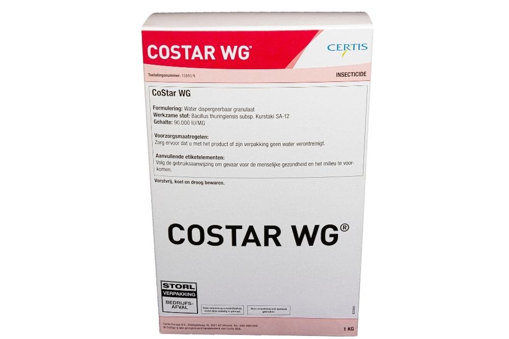 Uitbreiding etiket CoStar WG met kleine gewassen