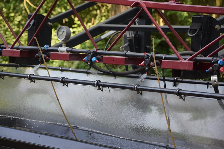 In een proefopstelling werd de nieuwe 3D30-dop getoond