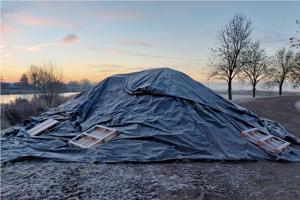 Neem geen risico en dek de bietenhoop af