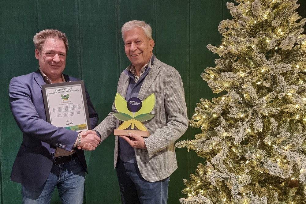 Artemis eert Willem Ravensberg met Award
