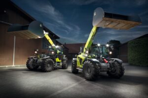 Scorpion telescoopladers van Claas nu ook als Night Edition leverbaar