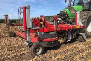 Uien telen op drie meter