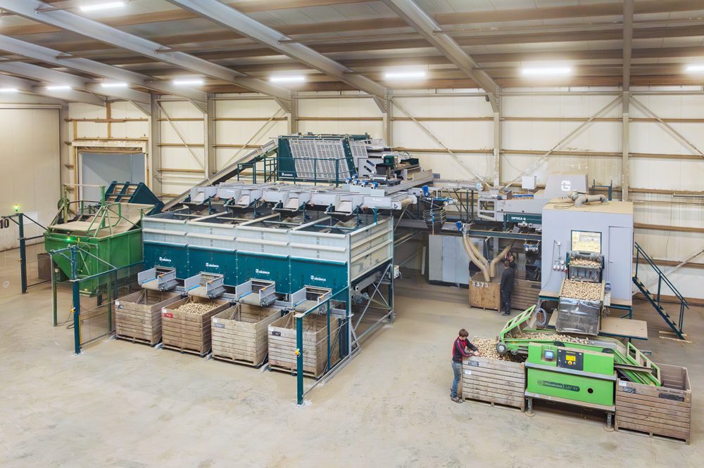 Optisch sorteren in twee verschillende lijnen