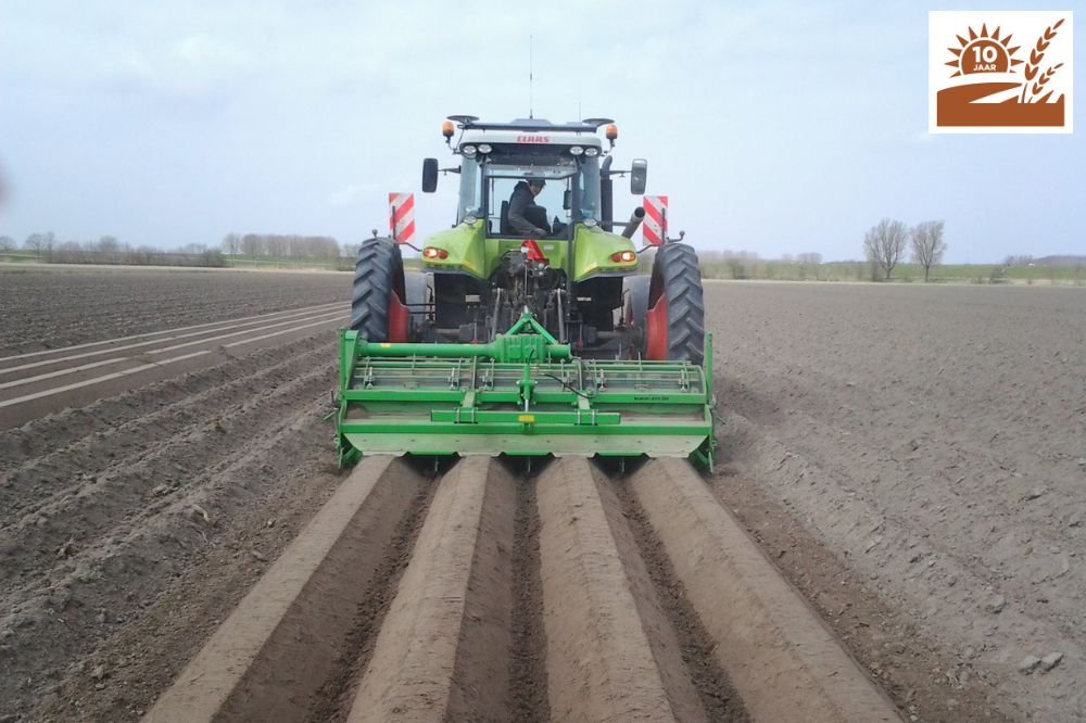 Vast rijpadensysteem: "ongestoord groeien, betere sortering en hogere opbrengsten"