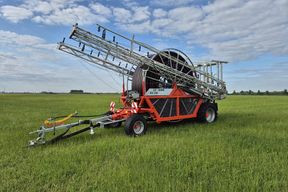 Praktijkproef met de beregening op eigen grasland