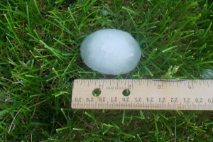 Hagel treft glastuinbouw en akkerbouwers in Flevoland