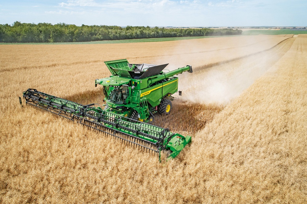 John Deere introduceert updates voor de T5/T6-, S7- en X9-series maaidorsers