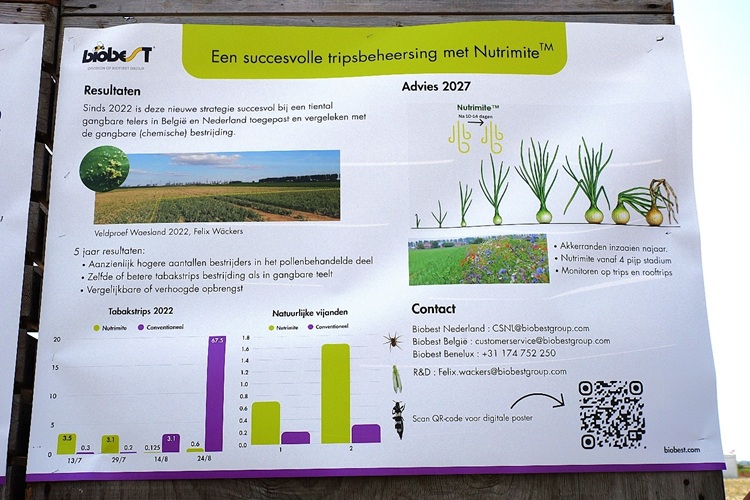 Biobest presenteert Nutrimite als natuurlijk alternatief in de tripsbestrijding