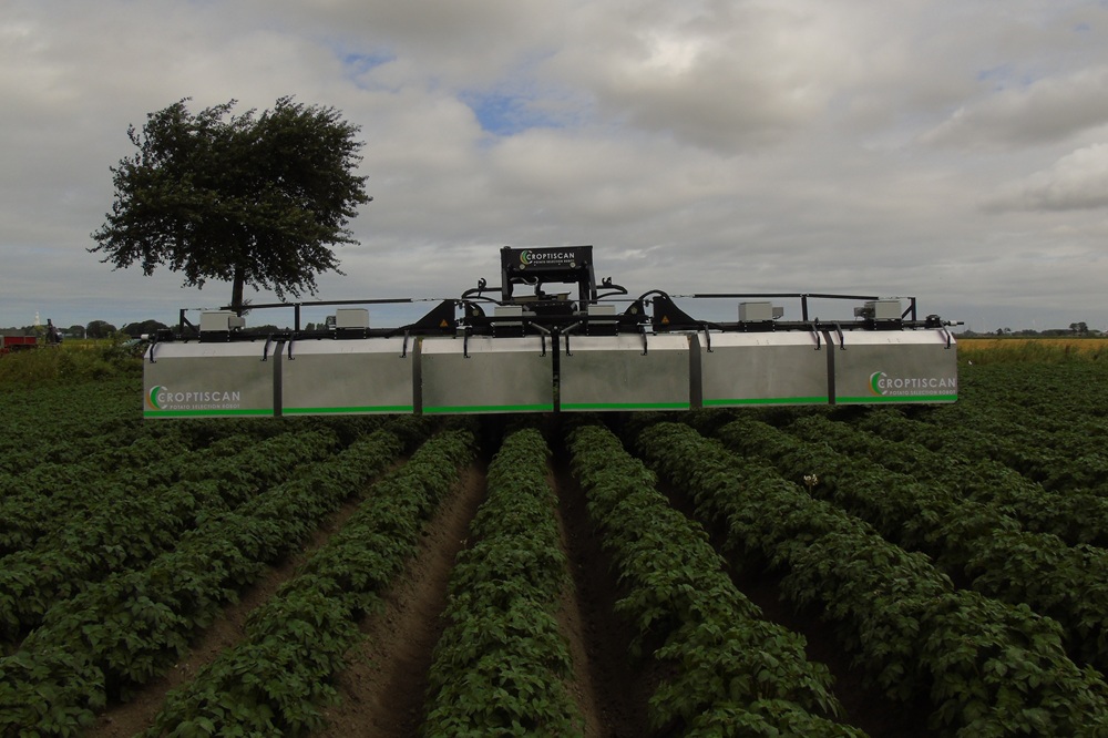 Croptimal introduceert drie meter brede Croptiscan voor kleinere pootaardappeltelers