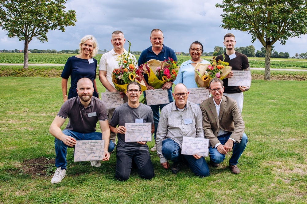 Zeven nieuwe aardappelkeurmeesters leggen de belofte af