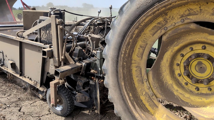 Schijvenunit met hydraulisch systeem.750