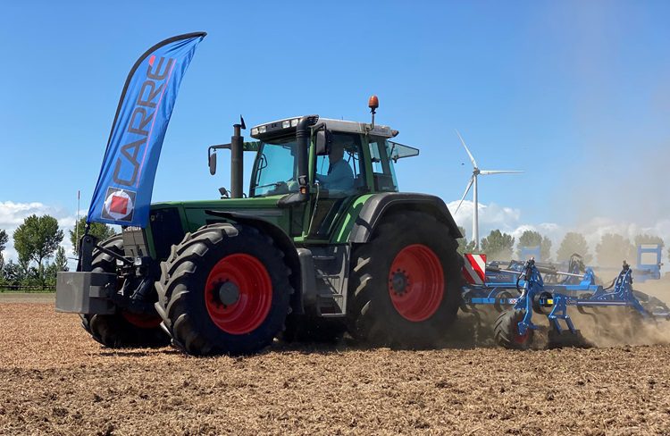 Triltand-cultivatoren in actie op BioVelddag 2025